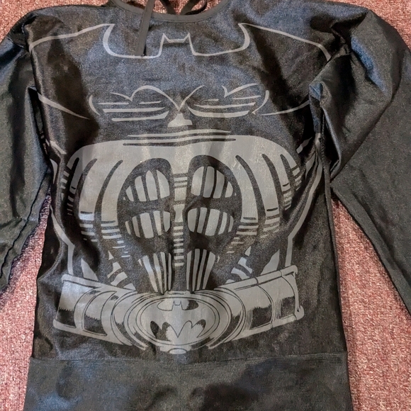 Batman Halloween costume child medium 10-12 DC Comics VTG 1995 - Picture 2 of 6
